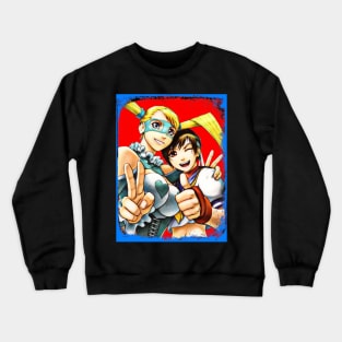 Street Fighter R. Mika and Sakura K. V2 Crewneck Sweatshirt